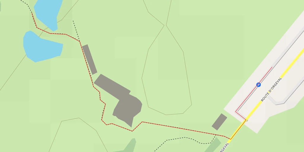 Map of the trail for Golf de Villennes - Impasse du Breuil