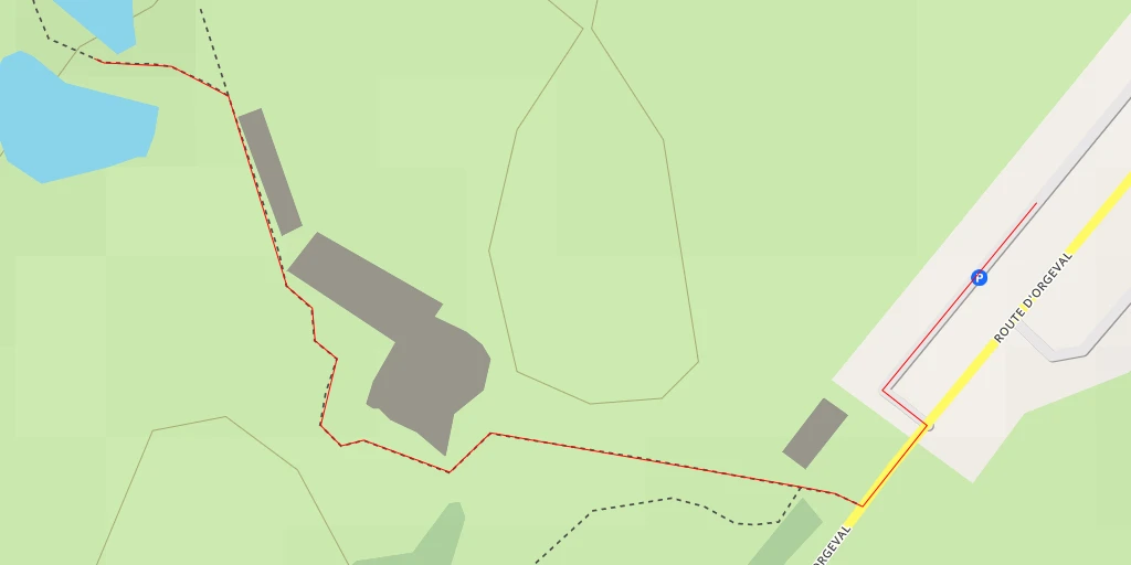 Carte de l'itinéraire :  Golf de Villennes - Impasse du Breuil