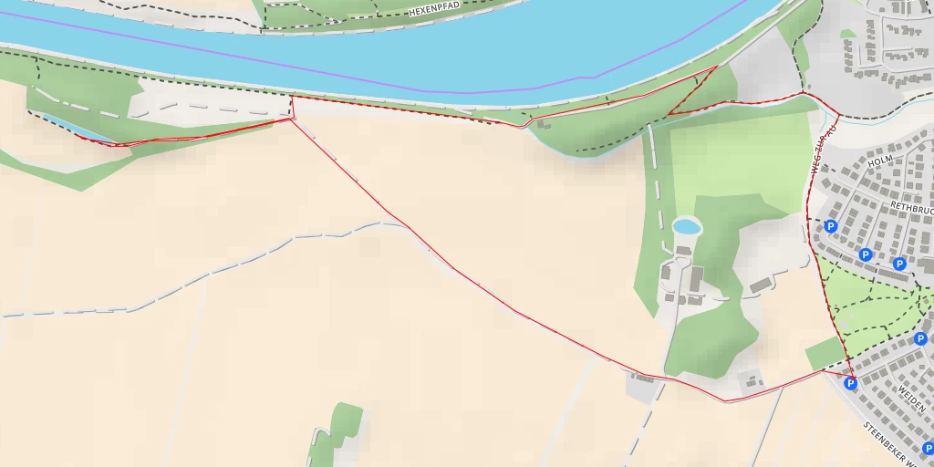 Map of the trail for Altwittenbeker Straße