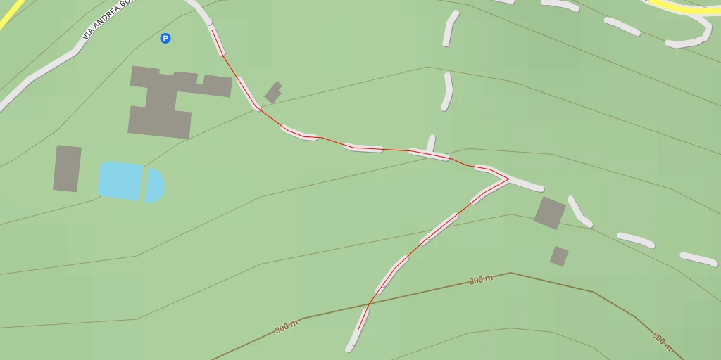 Map of the trail for AI - I Gonfalioni - Corniglio