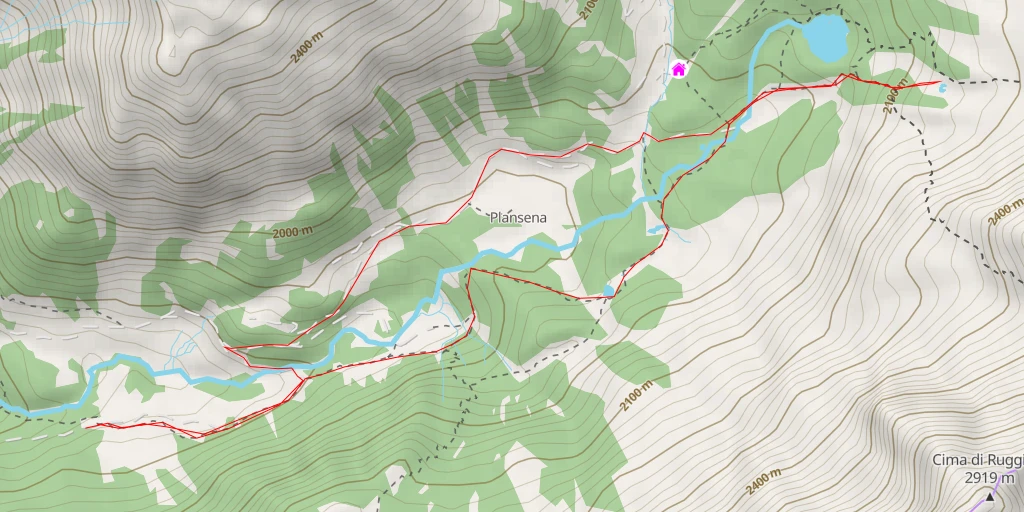 Map of the trail for 106