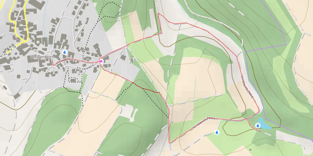 Map of the trail for Schönholzweg - Schönholzweg