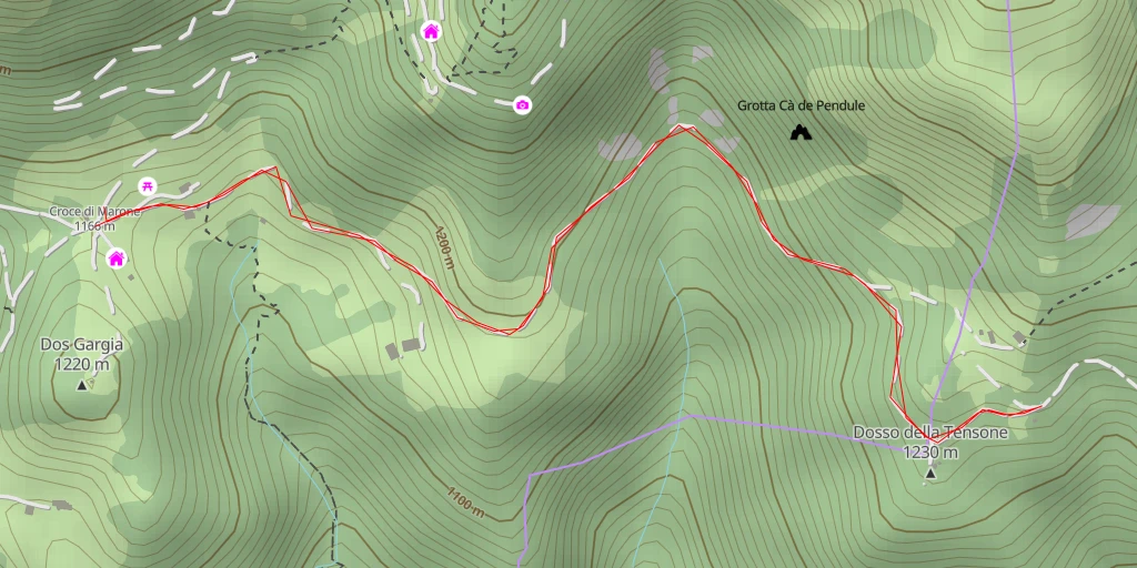 Map of the trail for 4758 - Scaketta