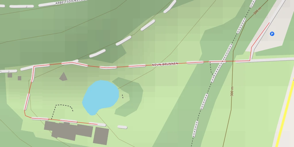 Map of the trail for Neun Brunnen - Neun Brunnen