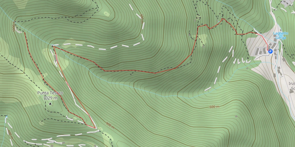 Map of the trail for 15092 - Via Giovanni Pascoli