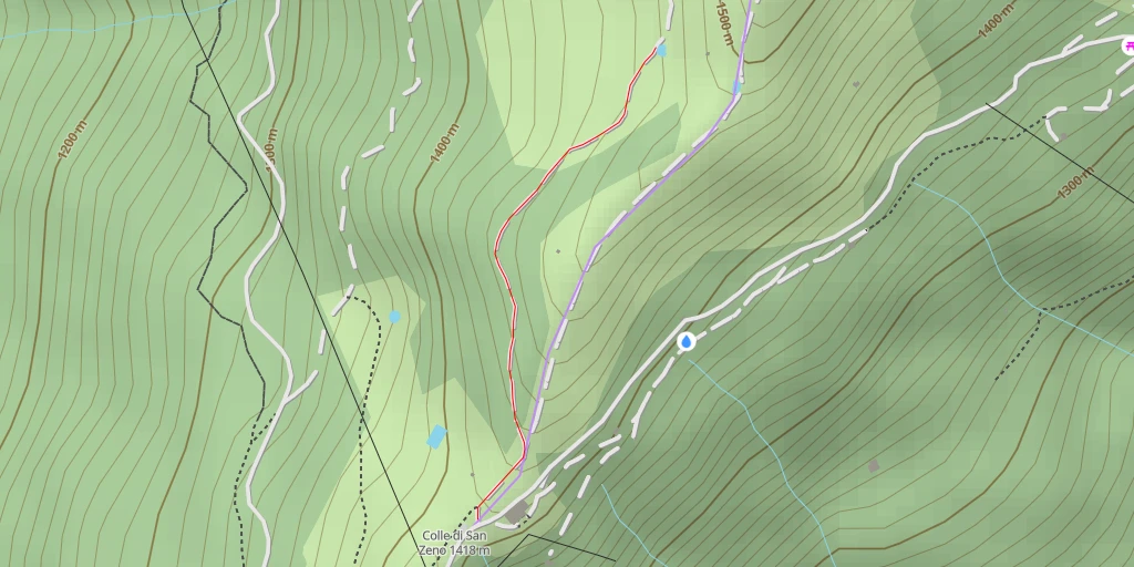 Map of the trail for 8818 - Strada Val Cavallina