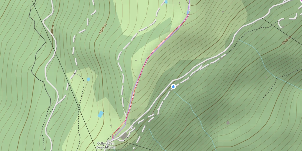 Map of the trail for 8818 - Strada Val Cavallina