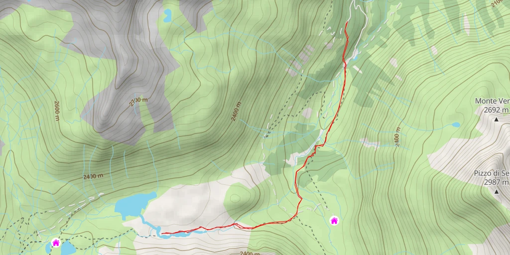 Carte de l'itinéraire :  Case Val Viola - Valdidentro