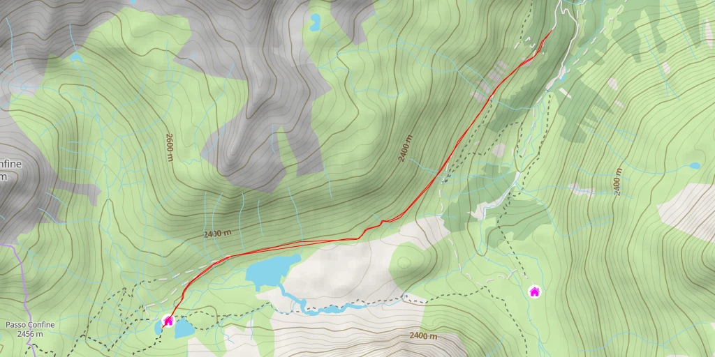 Map of the trail for Rifugio Viola - N291.1 - Valdidentro