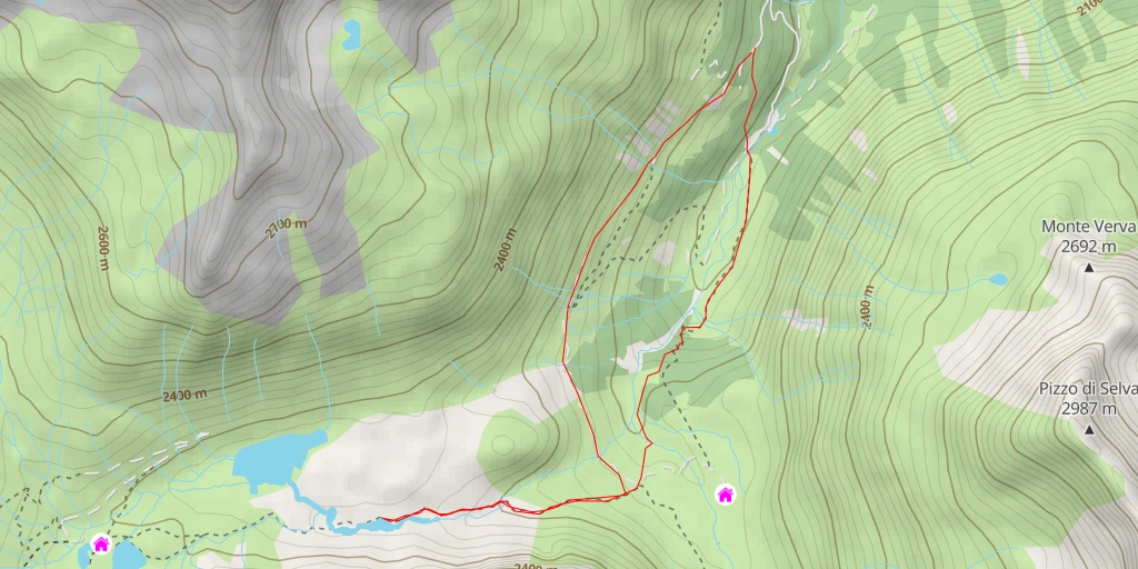 Map of the trail for Alpe Dosdé - Valdidentro