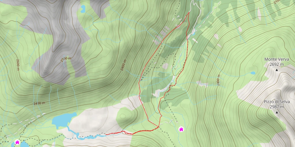 Carte de l'itinéraire :  Alpe Dosdé - Valdidentro