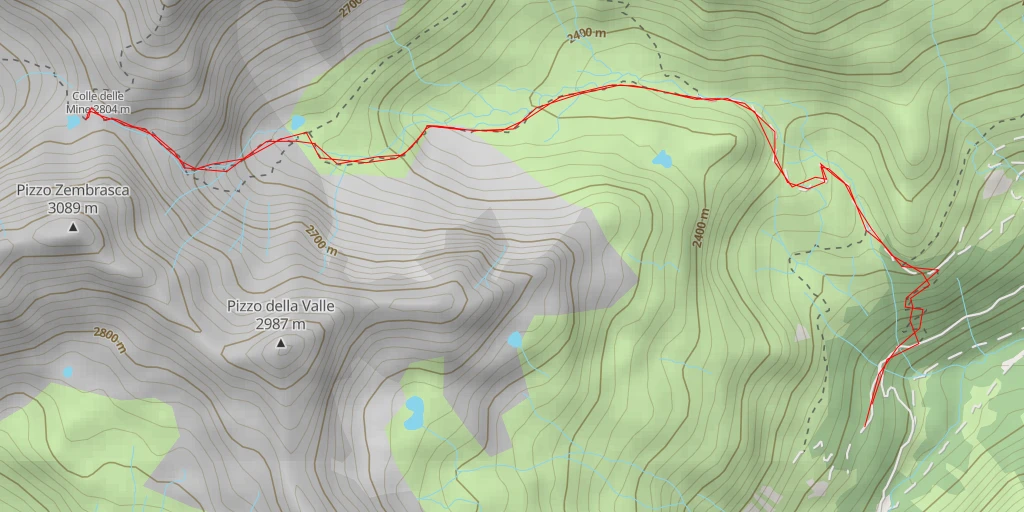 Carte de l'itinéraire :  Livigno