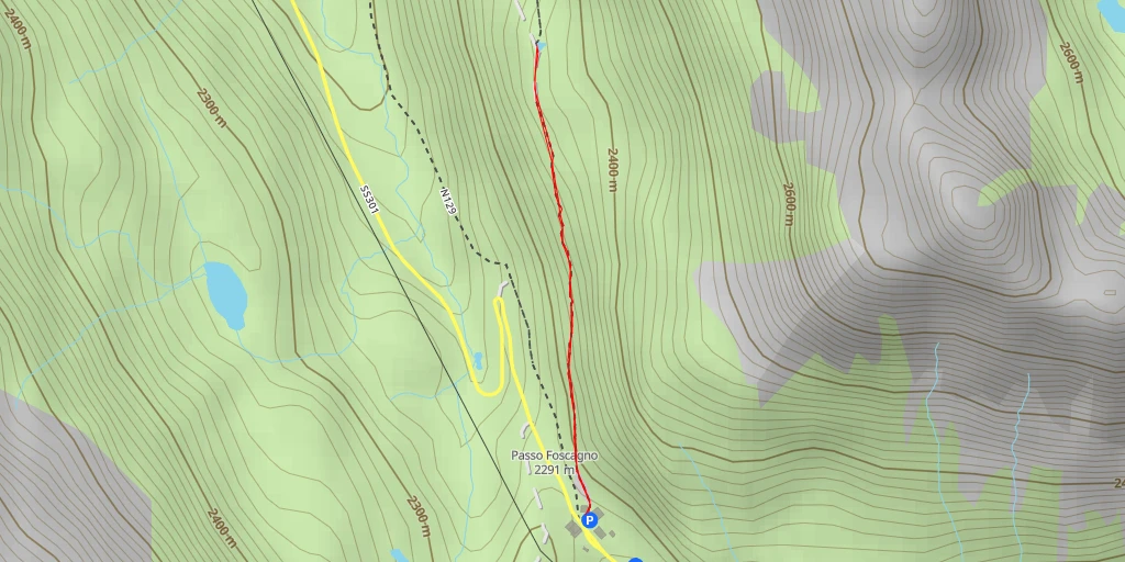 Map of the trail for SS301