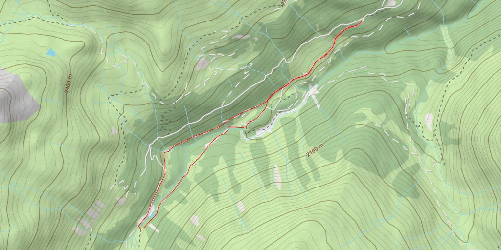 Map of the trail for Valdidentro