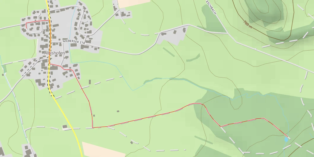 Map of the trail for Eschbach - Eschbach