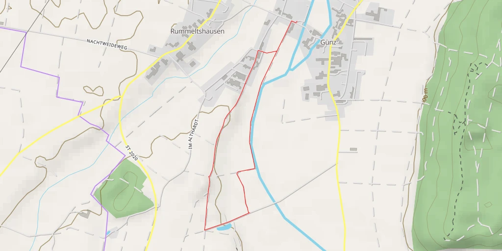 Map of the trail for Silbersee