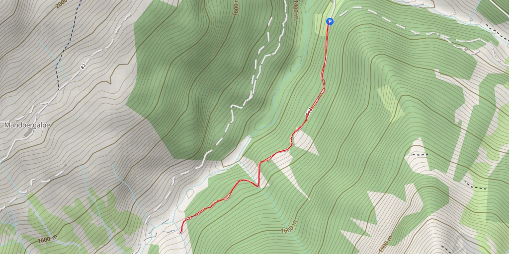 Map of the trail for Kaisers