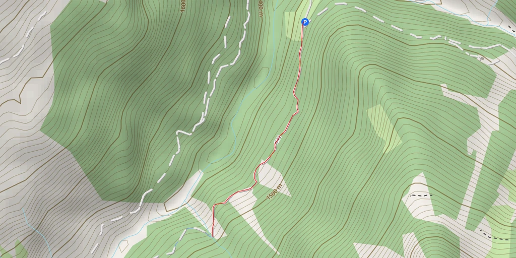 Map of the trail for Kaisers