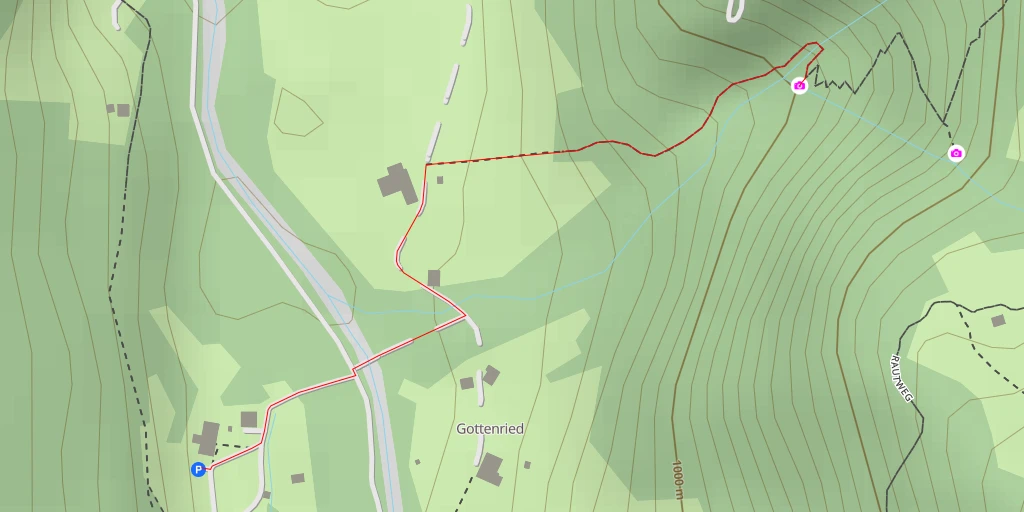 Map of the trail for Hölltobel