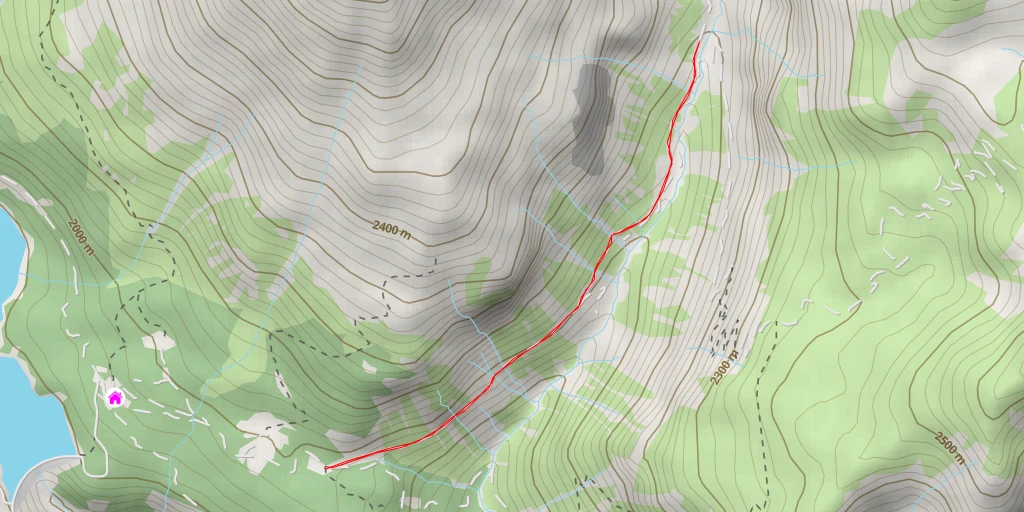 Map of the trail for Strada Statale N.38 dello Stelvio