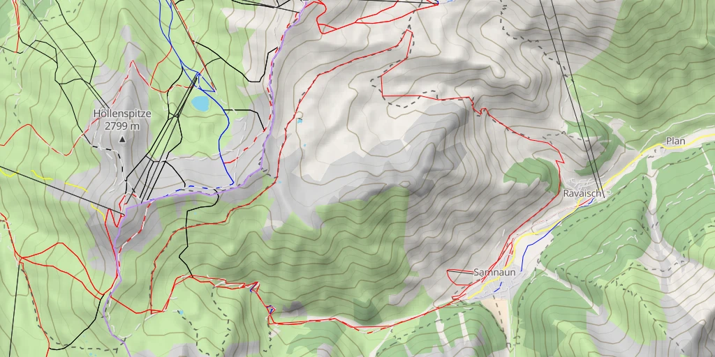 Carte de l'itinéraire :  Zeblastrail - Zeblastrail