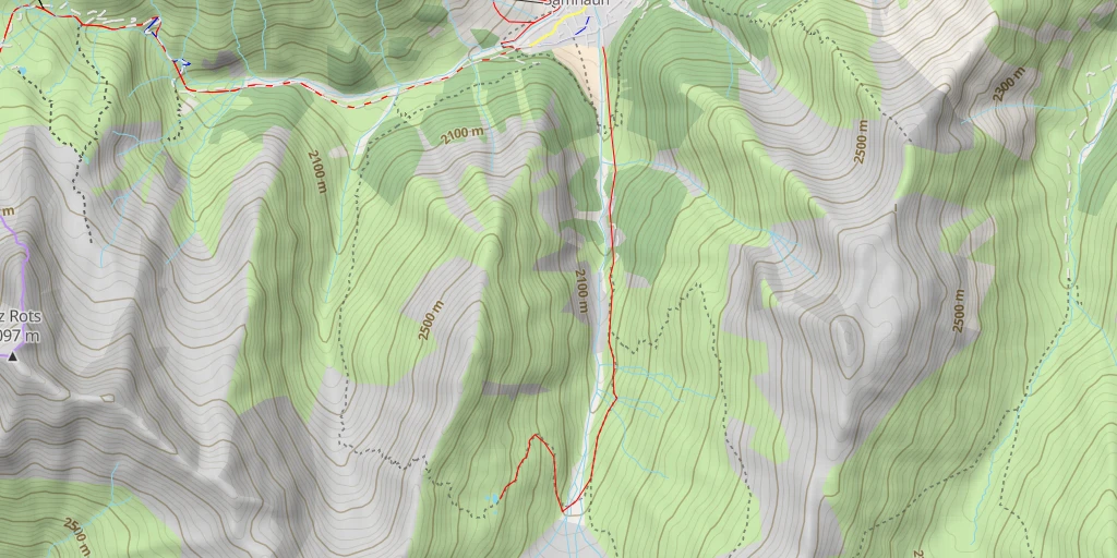 Map of the trail for Stammer Joch Weg - Stammer Joch Weg