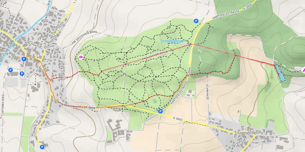 Map of the trail for Karlsbrunnenstraße