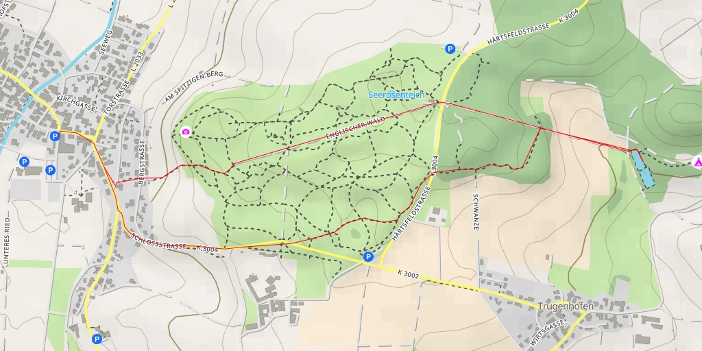 Map of the trail for Karlsbrunnenstraße