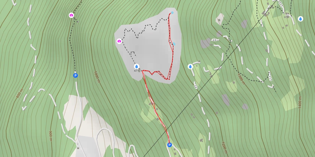 Map of the trail for Centro Faunistico Parco Adamello - Via Monfrino