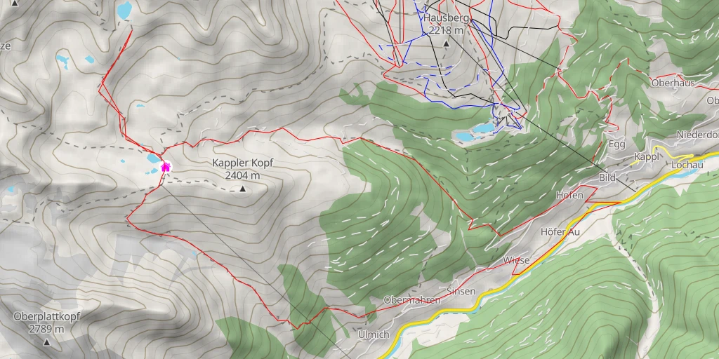 Map of the trail for 6555