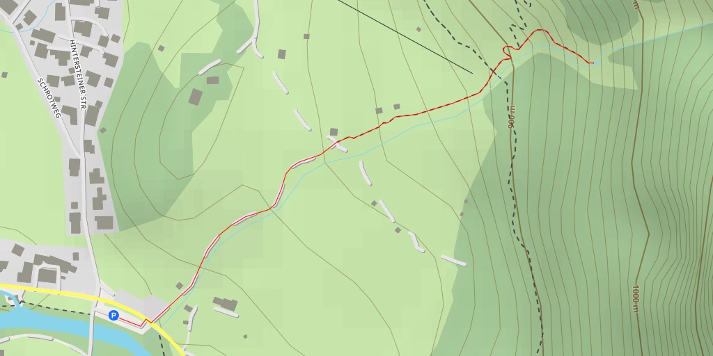 Map of the trail for Schleierfall