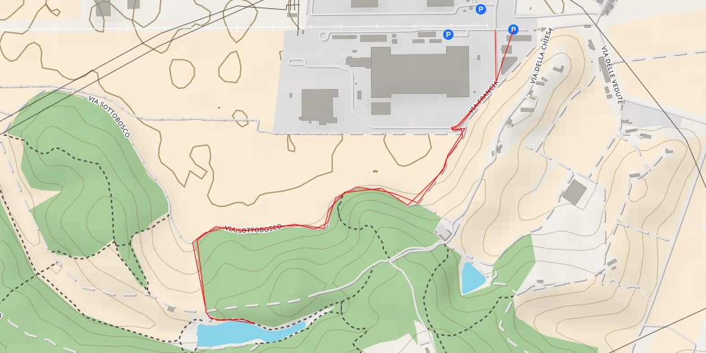 Map of the trail for Via terrosa - Via terrosa