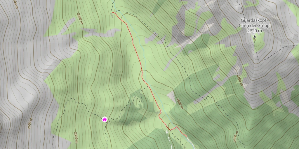 Carte de l'itinéraire :  Mitteralm