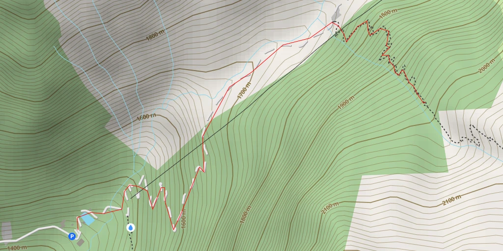 Carte de l'itinéraire :  Scale del Miller