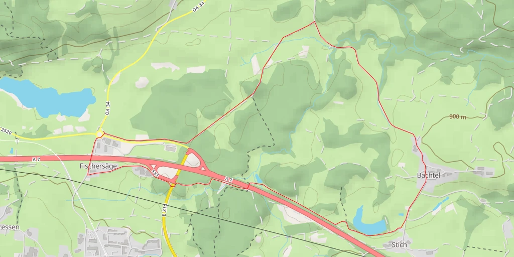 Map of the trail for 