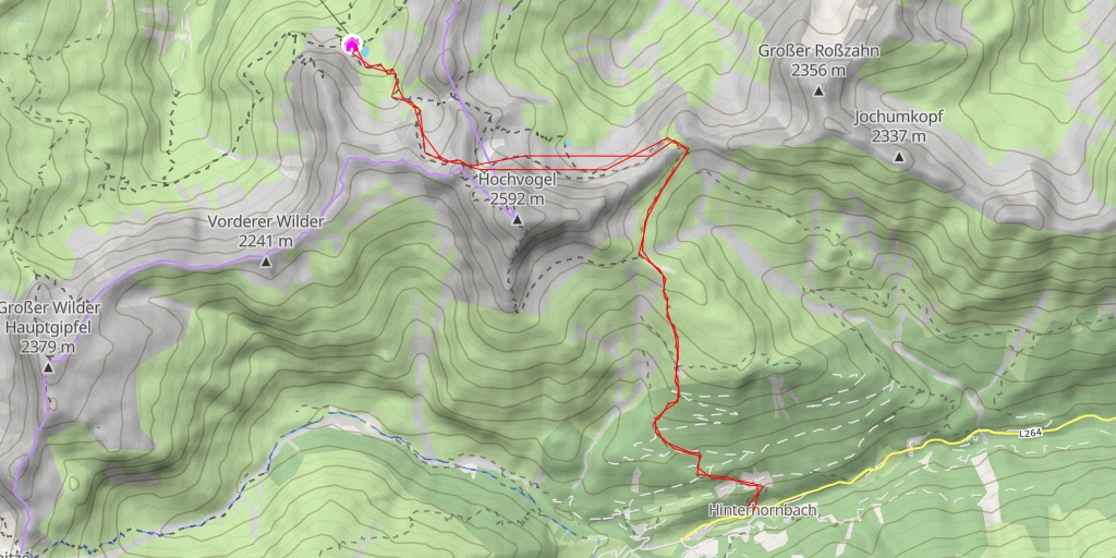 Map of the trail for Jubiläumsweg - Jubiläumsweg