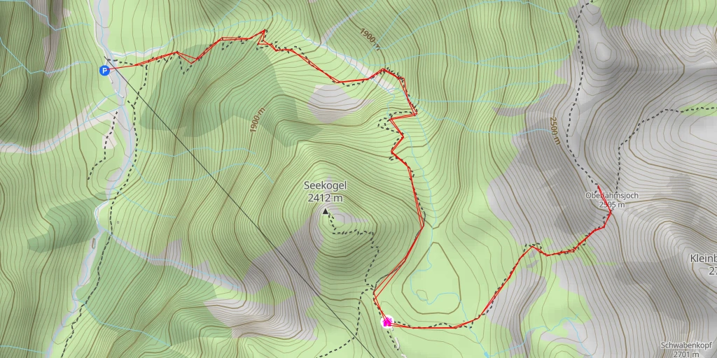 Map of the trail for 6511