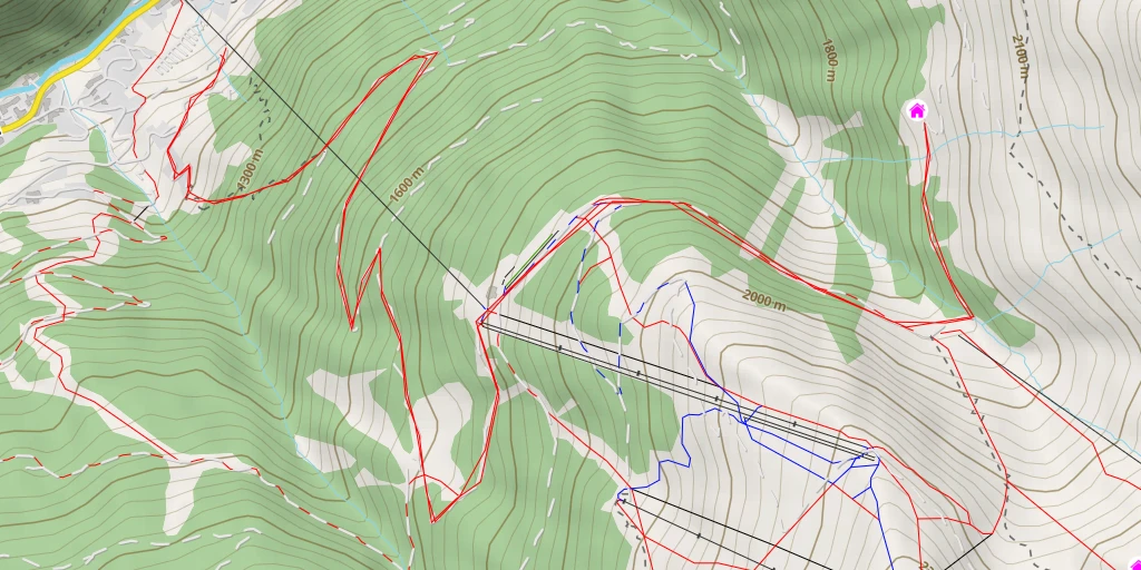 Map of the trail for Versingalpe