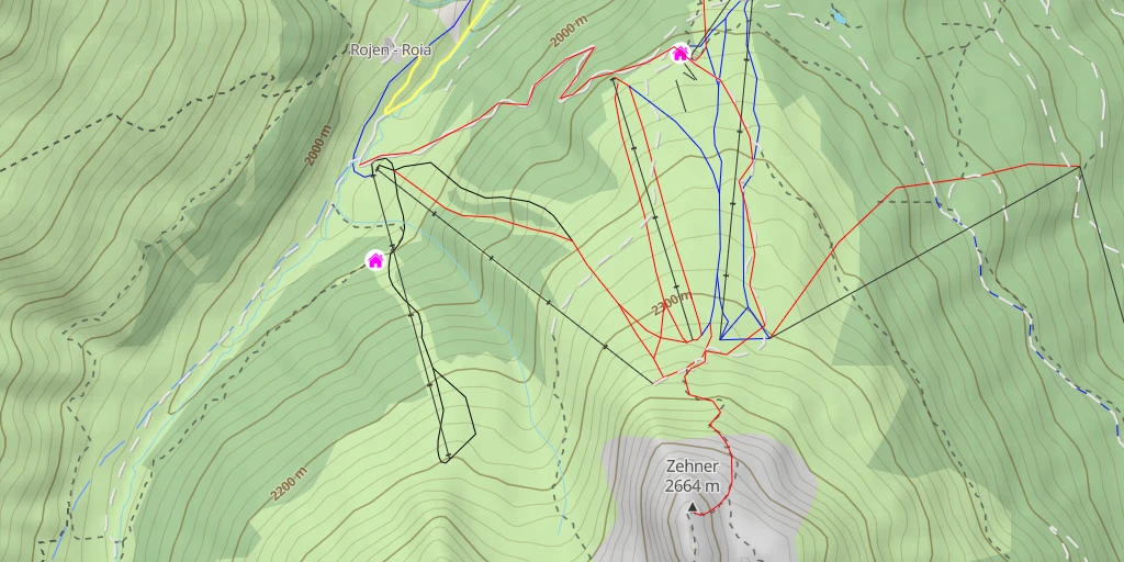 Carte de l'itinéraire :  Zehner