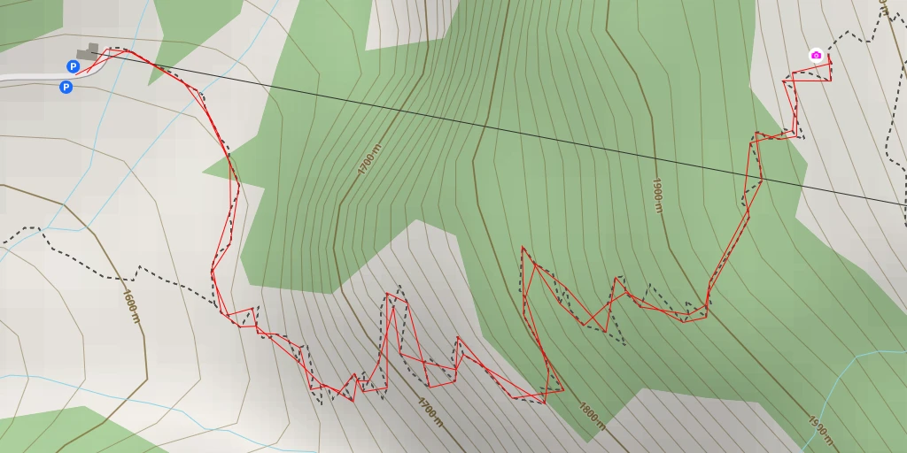 Carte de l'itinéraire :  Scale dell'Adamé