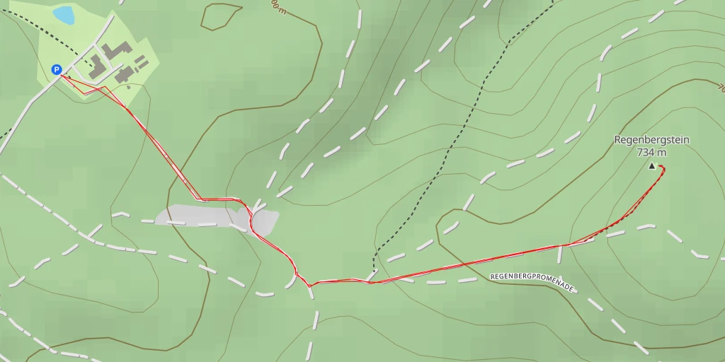 Map of the trail for AI - Regenbergstein