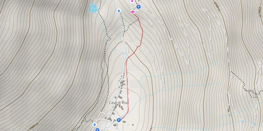 Map of the trail for Tonalina