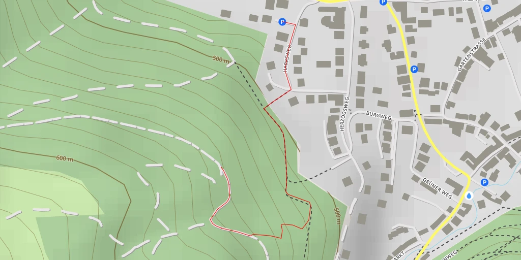 Map of the trail for AI - Friedrichroda