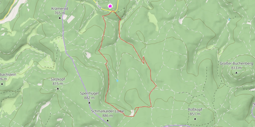Map of the trail for AI - Rote Hög