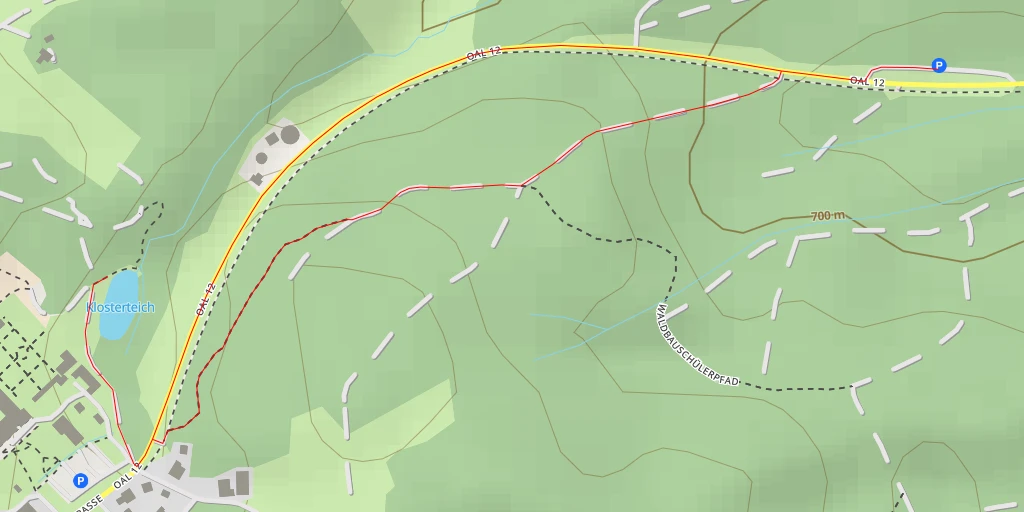 Map of the trail for Klosterteich