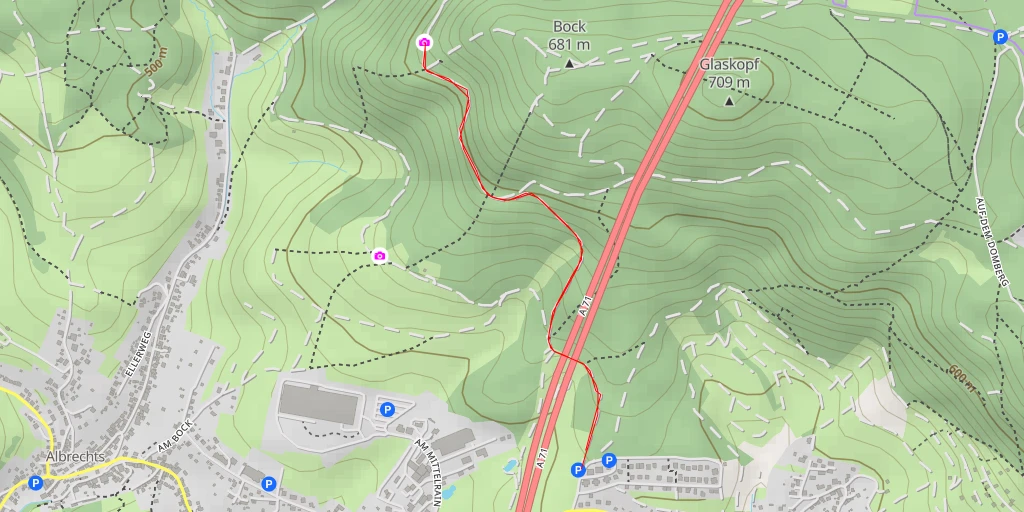 Map of the trail for AI - Bock