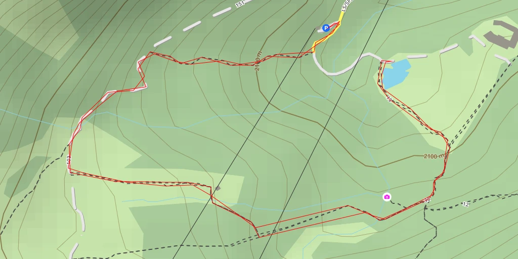 Map of the trail for LS/SP2 - Martell - Martello