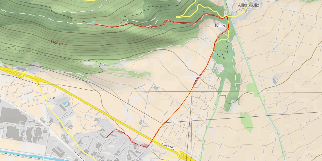 Map of the trail for Laaser Leitn - Coste di Lasa - Laaser Leitn - Coste di Lasa