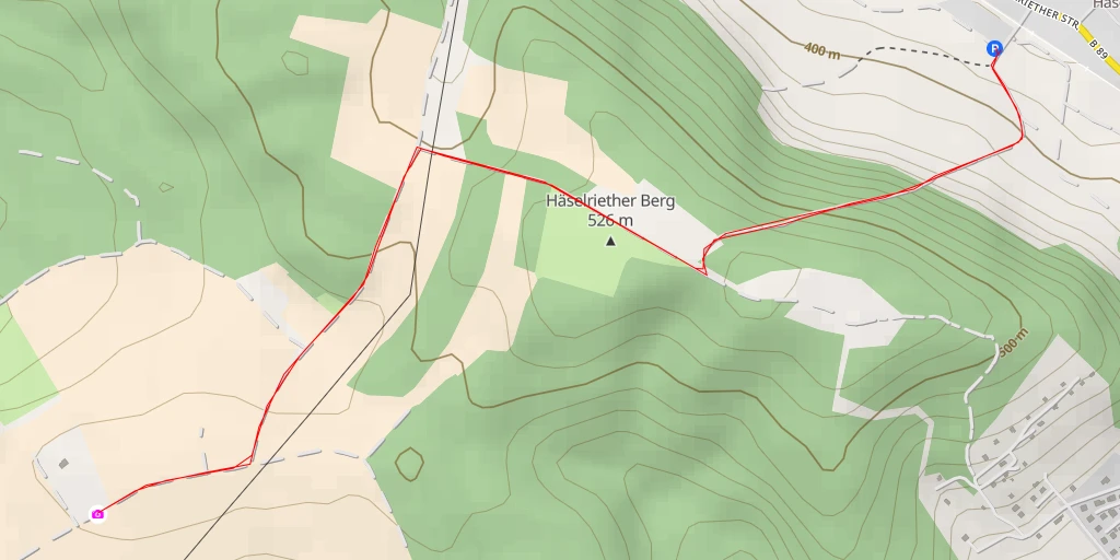 Map of the trail for AI - Südthüringens schönste Aussichten - Hildburghausen