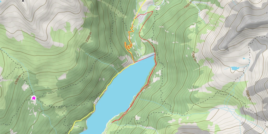 Map of the trail for Marteller Talweg - Sentiero della Val Martello - Marteller Talweg - Sentiero della Val Martello - Martell - Martello